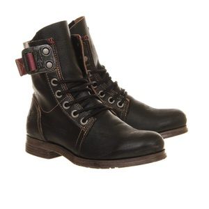 Fly London Biker Boots Sz 36 EUC